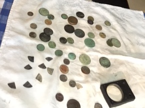 Coins and pieces of eight found at Brown’s Ordinary