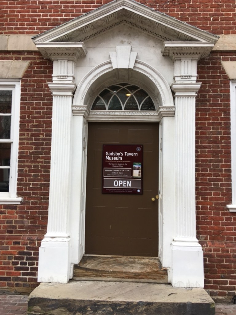 Gadsby tavern door
