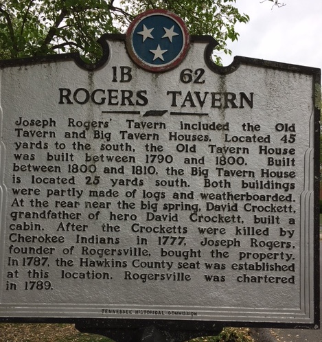 Rogers tavern historical marker