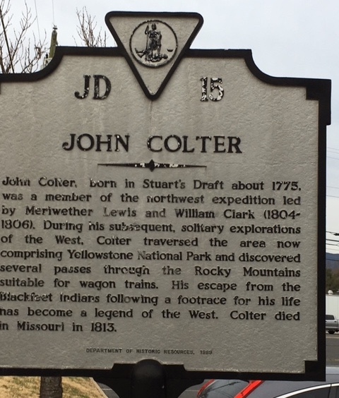John colter marker 1