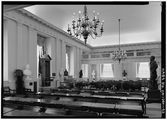Old house of delegates chamber