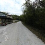 Katy Trail trailhead at Rocheport, Missouri