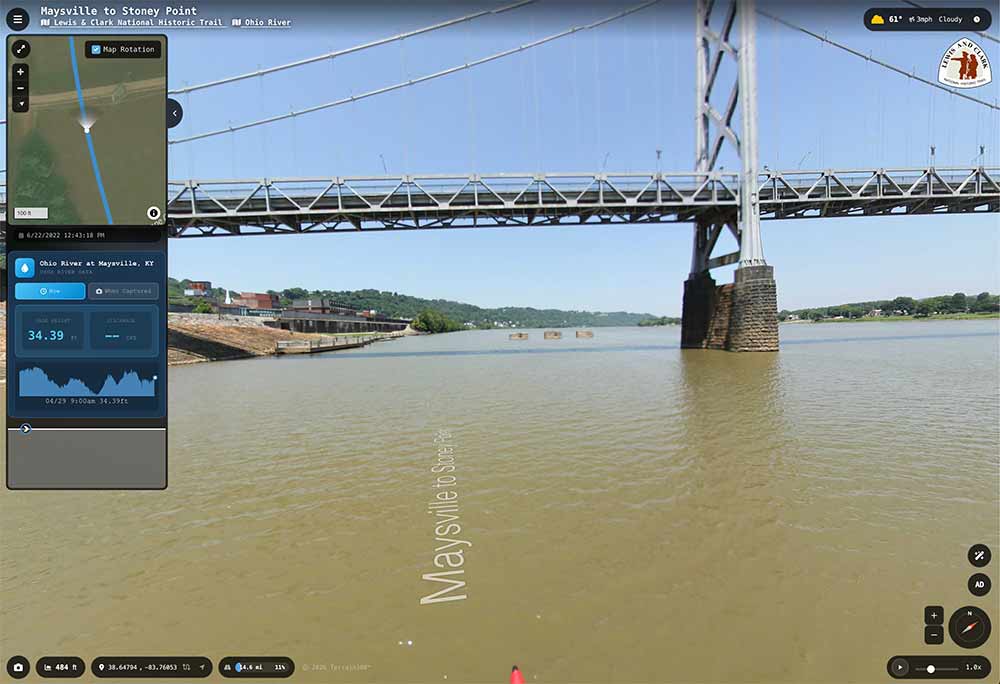 Ohio River 360° — Live