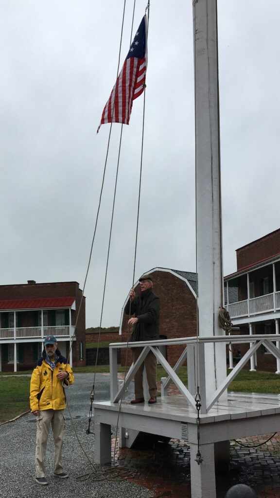 Lewis and Clark Trust 15 X 15 Flag Flies at Ft. McHenry