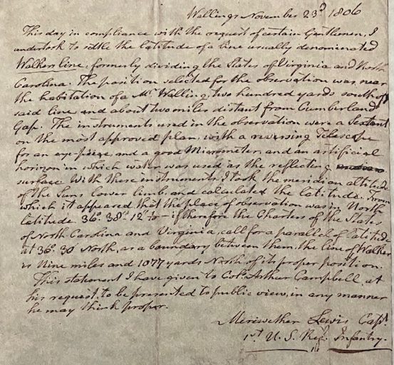 Lewis’ Certificate, typed cope page 3, above. (picture 2 of 2)