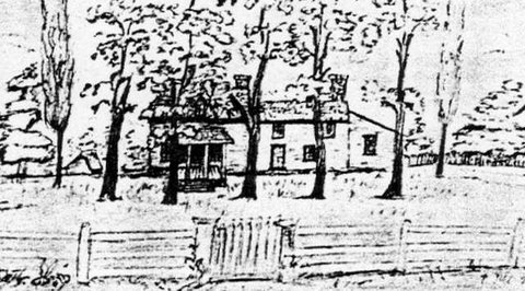 Sketch – Historic Locust Hill, Birthplace of Meriwether Lewis