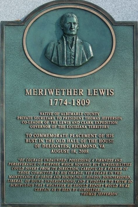 Meriwether Lewis by John Lanzatolli (2000) (picture 2 of 2)